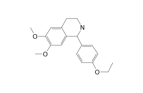 Isoquinoline, 1,2,3,4-tetrahydro-1-(4-ethoxyphenyl)-6,7-dimethoxy-