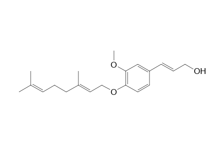 [TRANS-4-(3,7-DIMETHYLOCTA-2,6-DIENYL)-3-METHOXY]-PHENYL-2-PROPEN-1-OL;CONIFEGEROL