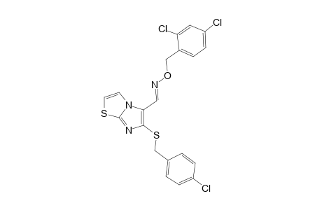 6-[(p-CHLOROBENZYL)THIO]IMIDAZO[2,1-b]THIAZOLE-5-CARBOXALDEHYDE, O-(2,4-DICHLOROBENZYL)OXIME