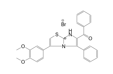 6-benzoyl-3-(3,4-dimethoxyphenyl)-5-phenylimidazo[2,1-b]thiazol-7-ium bromide