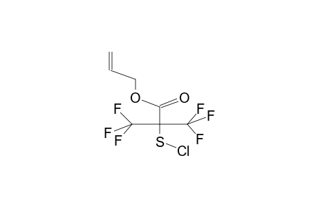 ALPHA-ALLYLOXYCARBONYLHEXAFLUOROISOPROPYLSULPHENYL CHLORIDE