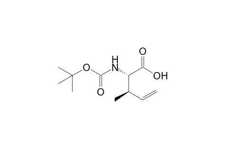 (2S,3R)-2-((tert-Butoxycarbonyl)amino)-3-methylpent-4-enoic acid