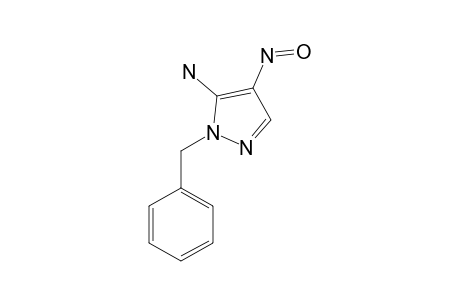 1-BENZYL-4-NITROSO-5-AMINOPYRAZOLE;MINOR-ISOMER