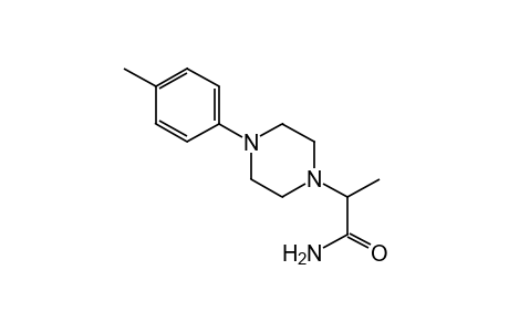 alpha-METHYL-4-p-TOLYL-1-PIPERAZINEACETAMIDE