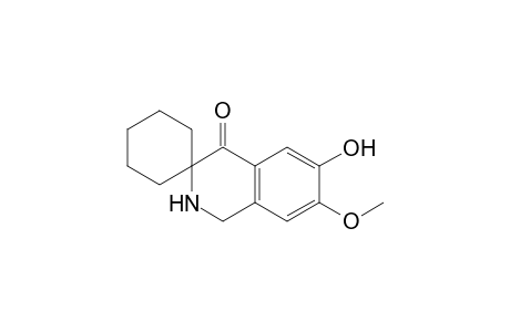 Spiro[cyclohexane-1,3'(4'H)-isoquinolin]-4'-one, 1',2'-dihydro-6'-hydroxy-7'-methoxy-