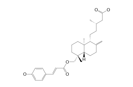 (13S)-ENT-(18E)-COUMAROYLOXY-8(17)-LABDEN-15-OIC-ACID