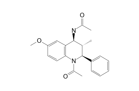 N-[(2S,3S,4S)-1-Acetyl-6-methoxy-3-methyl-2-phenyl-1,2,3,4-tetrahydroquinolin-4-yl]acetamide