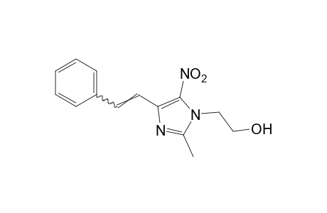 2-methyl-5-nitro-4-styrylimidazole-1-ethanol