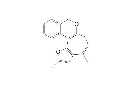 2,4-Dimethylfuro[2',3':3,4]cyclohepta[1,2-c](6,8-H)-isochromene