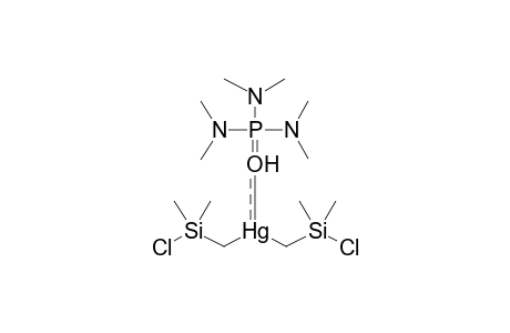 BIS(DIMETHYLCHLOROSILYLMETHYL)MERCURY-HEXAMETHYLTRIAMIDOPHOSPHATECOMPLEX