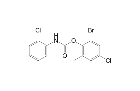 o-chlorocarbanilic acid, 6-bromo-4-chloro-o-tolyl ester