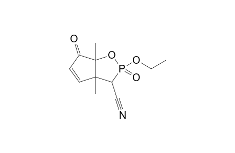 2-Ethoxy-3a,6a-dimethyl-6-oxo-3,3a,6,6a-tetrahydro-2Hcyclopenta[d][1,2]-oxaphosphole-3-carbonitrile 2-oxide