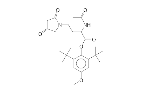 2,6-Ditert-butyl-4-methoxyphenyl 2-(acetylamino)-4-(2,4-dioxo-1-pyrrolidinyl)butanoate