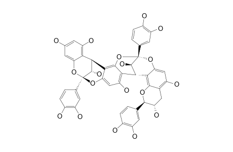 PAVETANNIN-B8;EPICATECHIN-(4-BETA->8,2-BETA->O->7)-EPICATECHIN-(4-BETA->8,2-BETA->O->7)-ENT-CATECHIN