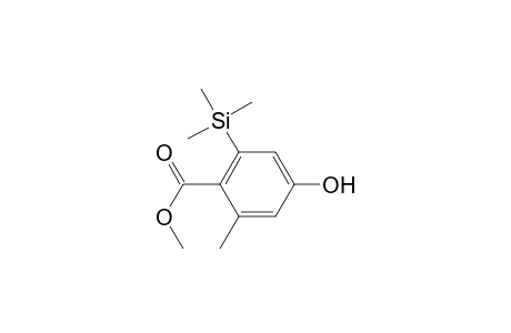 4-Hydroxy-2-methyl-6-trimethylsilyl-benzoic acid methyl ester