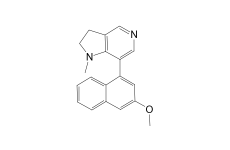 3-Methoxy-1-(1-methyl(2-pyrrolino[2,3-d]pyridin-7-y))naphthalene