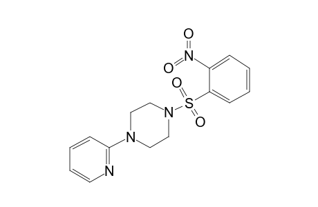 1-[(2-Nitrophenyl)sulfonyl]-4-(2-pyridinyl)piperazine