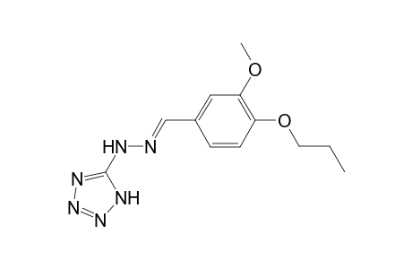 3-methoxy-4-propoxybenzaldehyde 1H-tetraazol-5-ylhydrazone