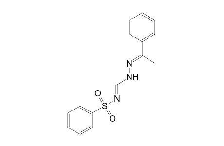 N-(phenylsulfonyl)formimidic acid, (alpha-methylbenzylidene)hydrazide