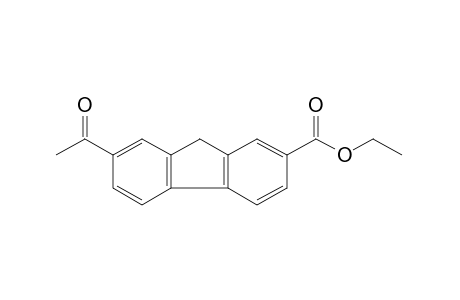 7-acetylfluorene-2-carboxylic acid, ethyl ester