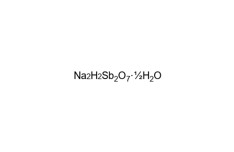 SODIUM PYROANTIMONATE, HEMIHYDRATE