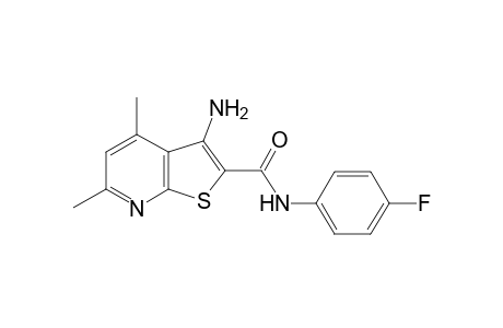 3-Amino-N-(4-fluorophenyl)-4,6-dimethylthieno[2,3-b]pyridine-2-carboxamide