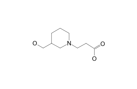 1-Pyridinepropanoic acid, hexahydro-3-(hydroxymethyl)-