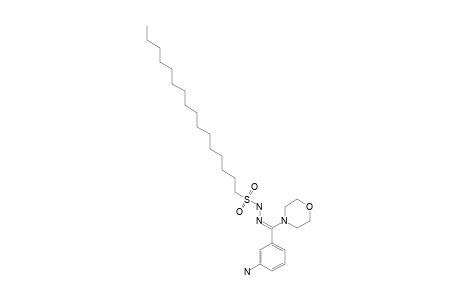 1-hexadecanesulfonic acid, (m-amino-alpha-morpholinobenzylidene)hydrazide
