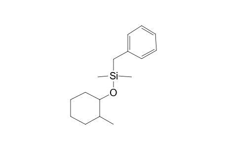 Trans-2-methylcyclohexanol, benzyldimethylsilyl ether