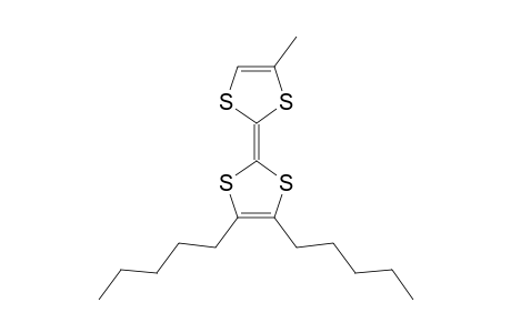 4-METHYL-4',5'-DIPENTYL-TETRATHIAFULVALENE