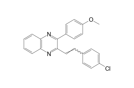 2-(p-chlorostyryl)-3-(p-methoxyphenyl)quinoxaline
