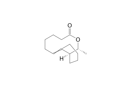 (1R,12aS)-1-methyl-1,4,5,6,7,9,10,11,12,12a-decahydro-3H-benzo[c]oxecin-3-one