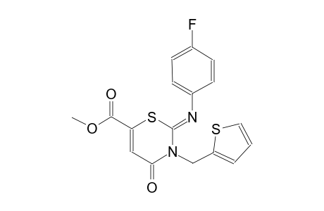 2H-1,3-thiazine-6-carboxylic acid, 2-[(4-fluorophenyl)imino]-3,4-dihydro-4-oxo-3-(2-thienylmethyl)-, methyl ester, (2Z)-