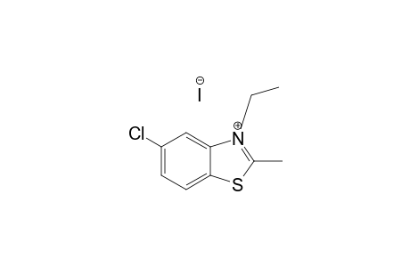 Benzothiazolium, 5-chloro-3-ethyl-2-methyl-, iodide