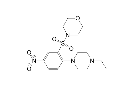 4-([2-(4-Ethyl-1-piperazinyl)-5-nitrophenyl]sulfonyl)morpholine