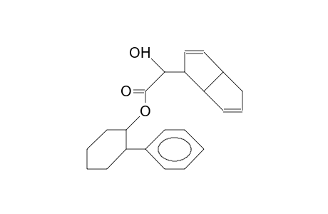 trans-2-Phenyl-cyclohexyl 2-hydroxy-2-(cis-bicyclo(3.3.0)octa-3,7-dien-exo-2-yl)-acetate