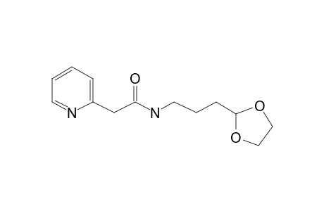 Phenylacetamide, N-[3-(1.3-dioxalan-2-yl)propyl]-