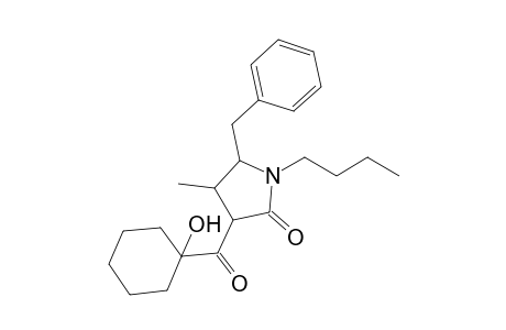 1-Butyl-3-[(1'-hydroxycyclohexyl)-carbonyl]-4-methyl-5-benzylpyrrolidin-2-one