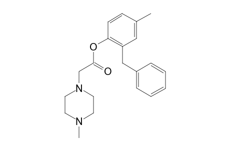 2-benzyl-4-methylphenyl 2-(4-methylpiperazin-1-yl)acetate