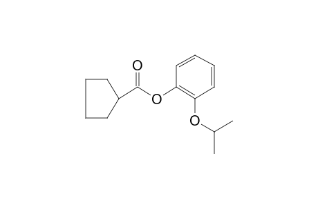 Cyclopentanecarboxylic acid, 2-isopropoxyphenyl ester