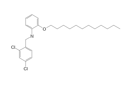 2,4-dichloro-N-[o-(dodecyloxy)phenyl]benzylamine
