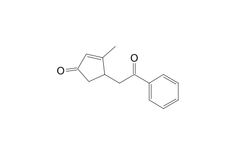 (rs)-3-Methyl-4-(2-oxo-2-phenylethyl)cyclopent-2-enone