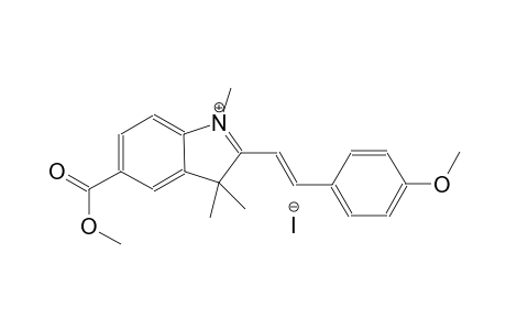 3H-indolium, 5-(methoxycarbonyl)-2-[(E)-2-(4-methoxyphenyl)ethenyl]-1,3,3-trimethyl-, iodide