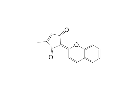 2-(2H-2-CHROMENYLIDEN)-4-METHYL-4-CYCLOPENTEN-1,3-DIONE