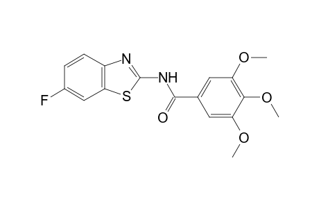 Benzamide, N-(6-fluorobenzothiazol-2-yl)-3,4,5-trimethoxy-