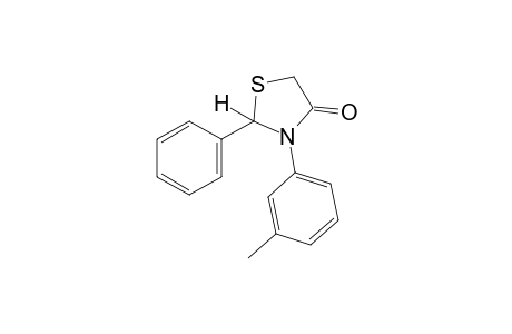 2-phenyl-3-m-tolyl-4-thiazolidinone