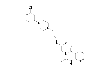 N-{3-[4-(3-chlorophenyl)-1-piperazinyl]propyl}-2-(4-oxo-2-thioxo-1,4-dihydropyrido[2,3-d]pyrimidin-3(2H)-yl)acetamide