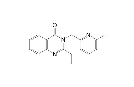 2-ethyl-3-[(6-methyl-2-pyridyl)methyl]-4(3H)-quinazolinone