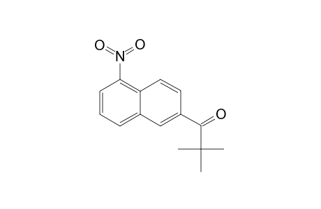 2,2-Dimethyl-1-(5-nitro-2-naphthalenyl)-1-propanone