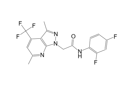 1H-pyrazolo[3,4-b]pyridine-1-acetamide, N-(2,4-difluorophenyl)-3,6-dimethyl-4-(trifluoromethyl)-
